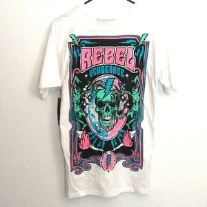 llica rebel skull Tシャツ ボックスシルエット 7746870558401887823_2048.jpg?v